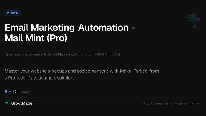 Email Marketing Automation - Mail Mint (Pro)