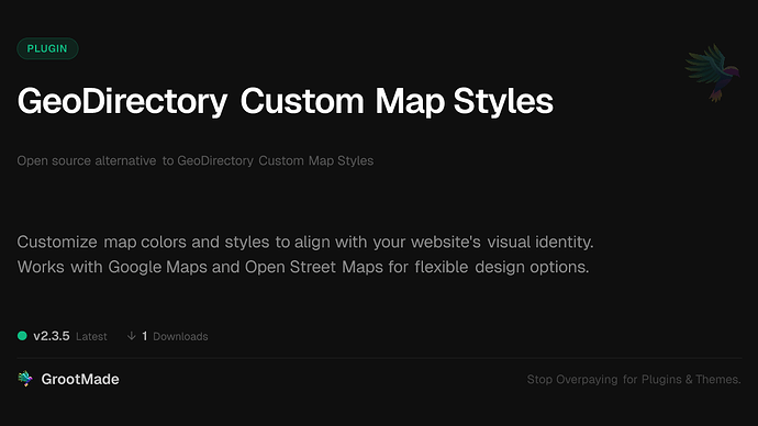 GeoDirectory Custom Map Styles
