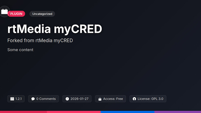 rtMedia myCRED
