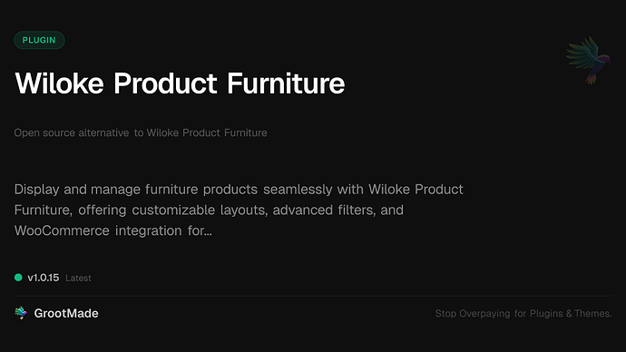 Wiloke Product Furniture