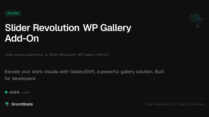 Slider Revolution WP Gallery Add-On