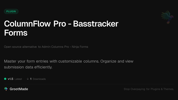 ColumnFlow Pro - Basstracker Forms