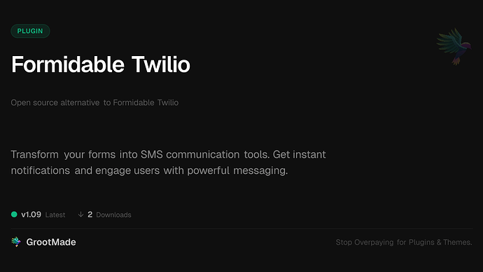 Formidable Twilio