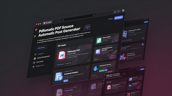 Pdfomatic PDF Source Automatic Post Generator