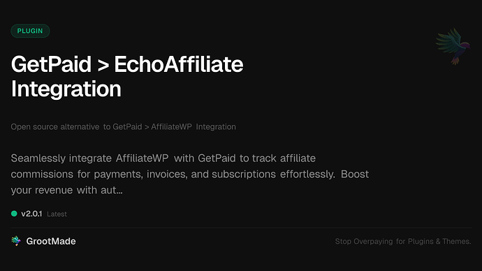 GetPaid > EchoAffiliate Integration