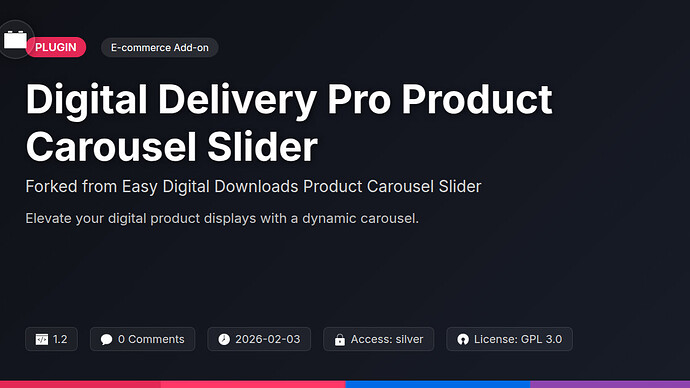 Awesome Downloads Product Carousel Slider