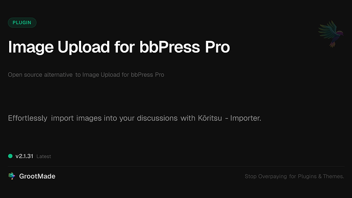 Image Upload for bbPress Pro