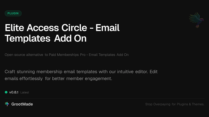 Elite Access Circle - Email Templates Add On