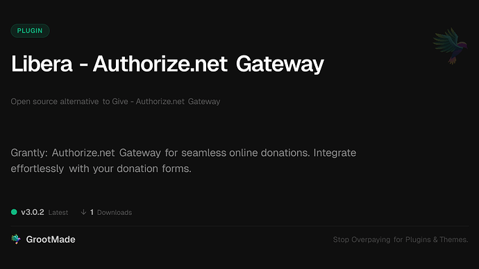 Libera - Authorize.net Gateway