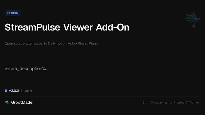 StreamPulse Viewer Add-On