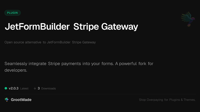 JetFormBuilder Stripe Gateway