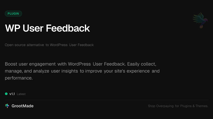 WP User Feedback