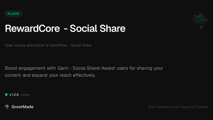 RewardCore - Social Share