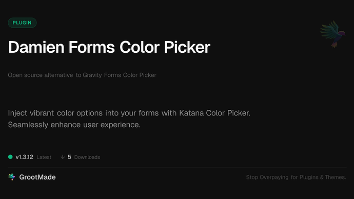 Damien Forms Color Picker