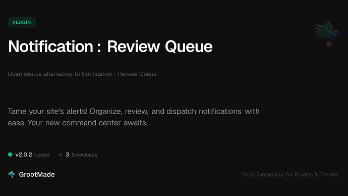 Notification : Review Queue