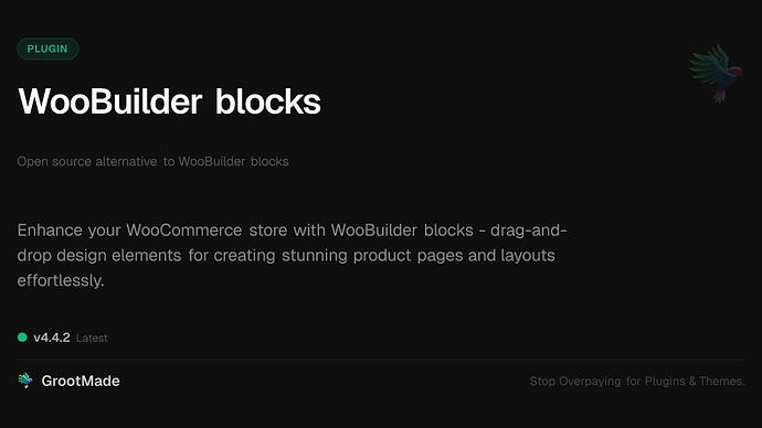 WooBuilder blocks