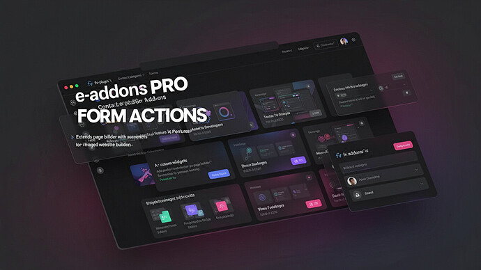 e-addons PRO FORM ACTIONS