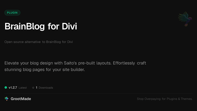 BrainBlog for Divi