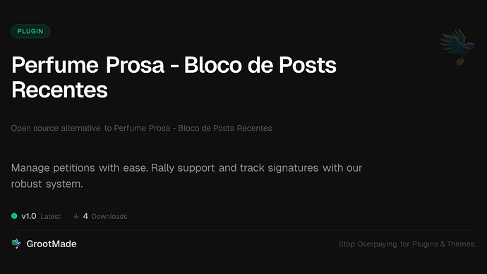 Perfume Prosa - Bloco de Posts Recentes
