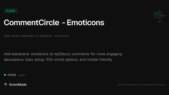 CommentCircle - Emoticons