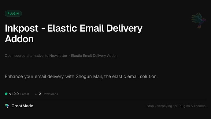 Inkpost - Elastic Email Delivery Addon