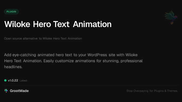 Wiloke Hero Text Animation