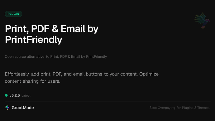 Print, PDF & Email by PrintFriendly