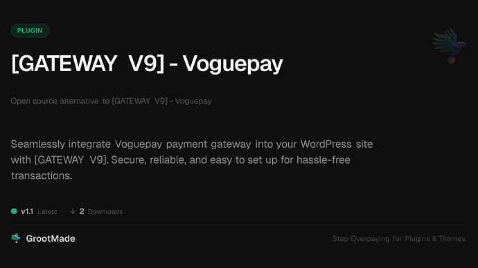[GATEWAY V9] - Voguepay