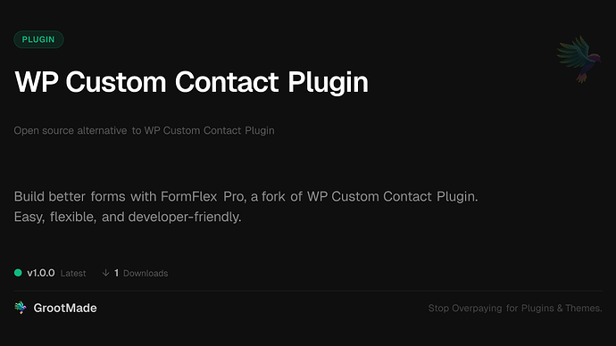 WP Custom Contact Plugin