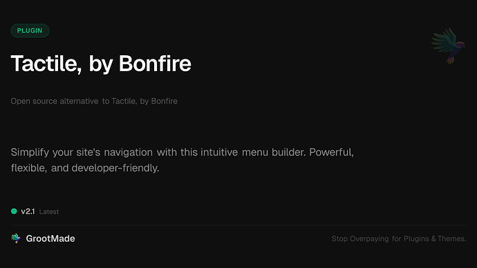 Tactile, by Bonfire