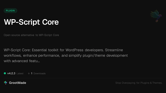 WP-Script Core