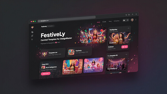 FestiveLy - Carnival Template For DesignMaster