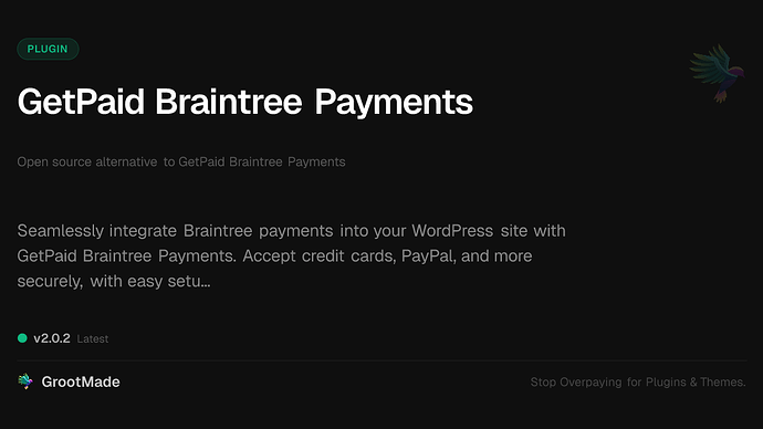 GetPaid Braintree Payments