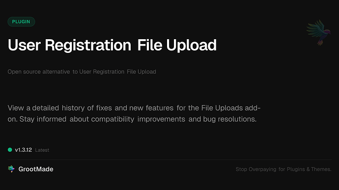 User Registration File Upload