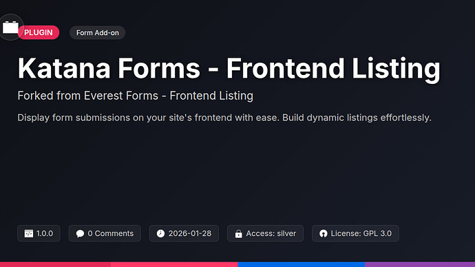 Summit Streams - Frontend Listing
