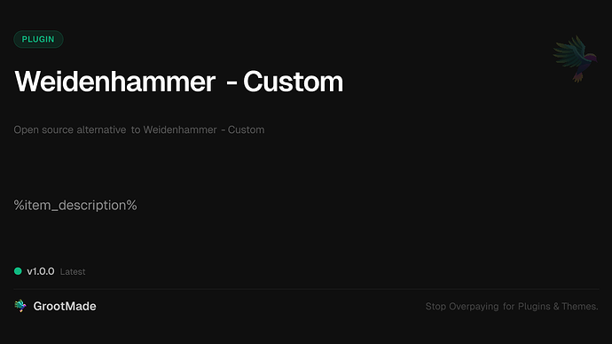 Weidenhammer - Custom