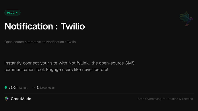 Notification : Twilio