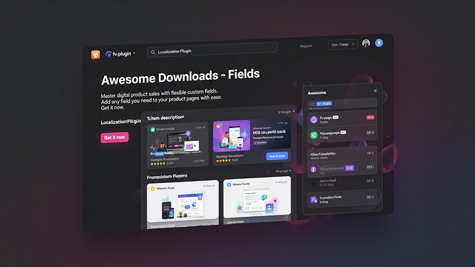 Awesome Downloads - Fields