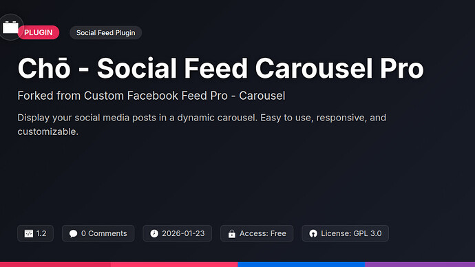 SocialStream Prime - Carousel