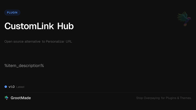 CustomLink Hub