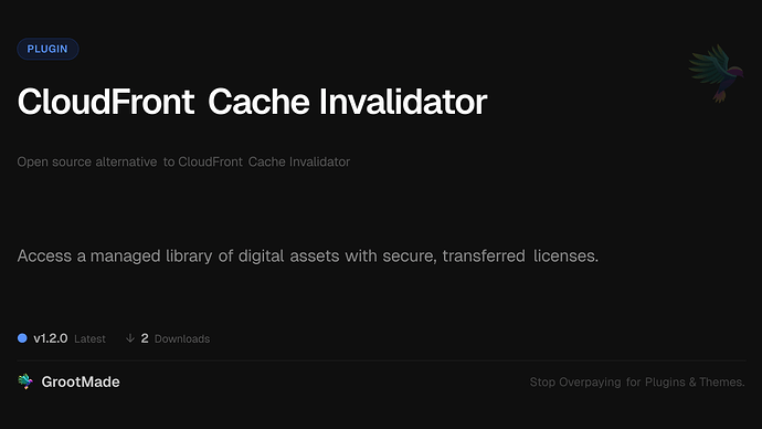 CloudFront Cache Invalidator