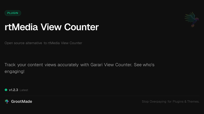 rtMedia View Counter