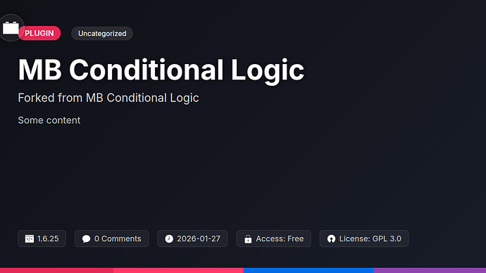 MB Conditional Logic
