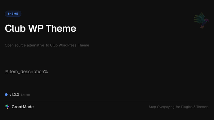 Club WP Theme