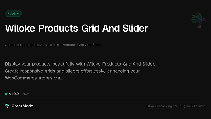 Wiloke Products Grid And Slider