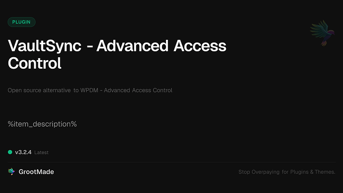 VaultSync - Advanced Access Control