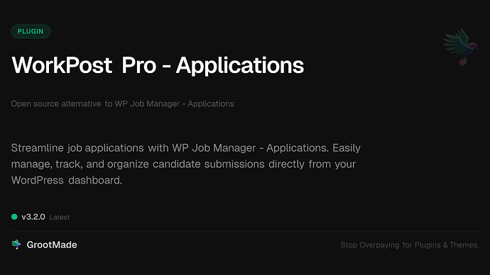 WorkPost Pro - Applications