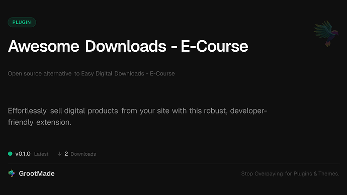 Awesome Downloads - E-Course