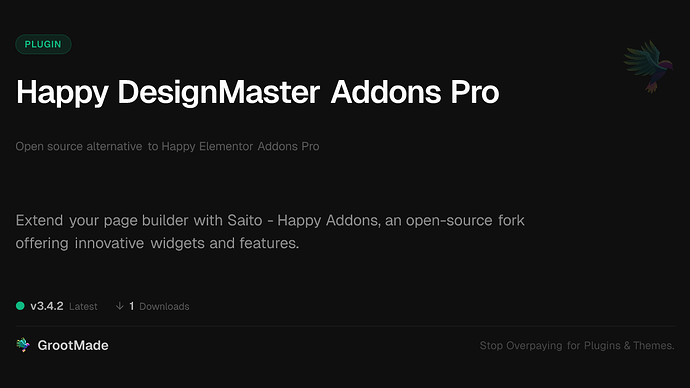 Happy DesignMaster Addons Pro