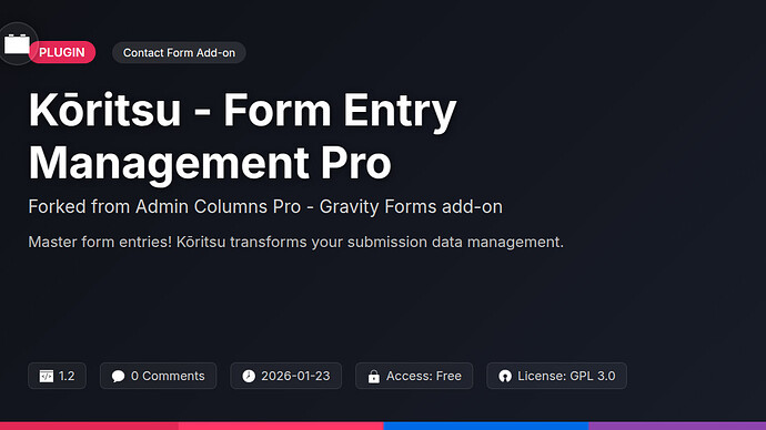 ColumnFlow Pro - Damien Forms add-on
